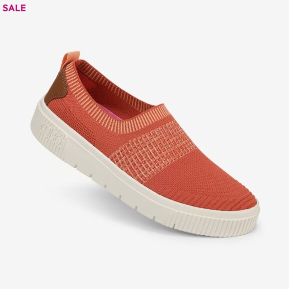 NEW RYKA Vista Slip On Sneakers for women in orange 7253j2 - Picture 5 of 11
